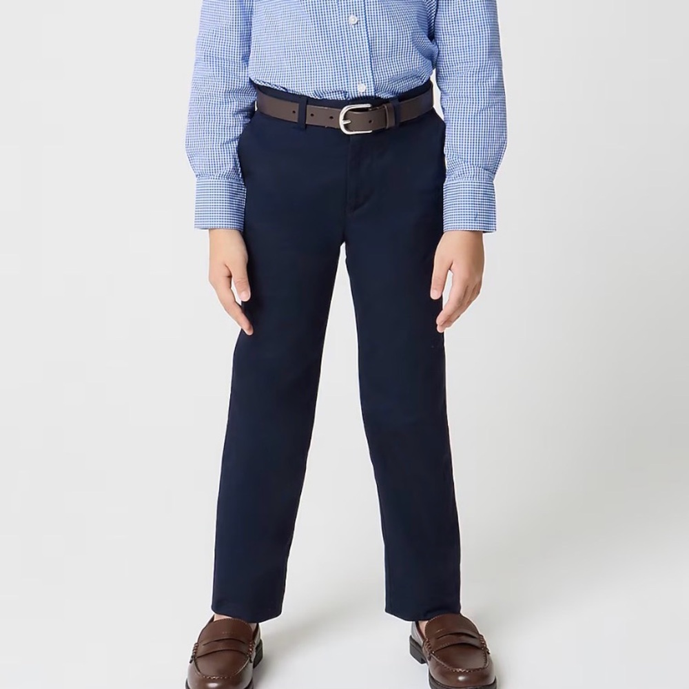 Boys Navy Blue Dress Pants